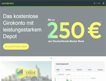 Tablet Screenshot of comdirect.de